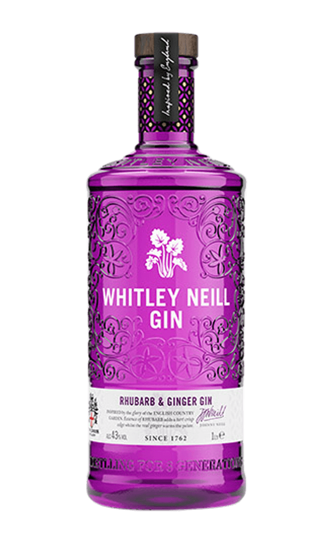 Whitley Neill Rhubarb & Ginger Gin 41.3% 1L