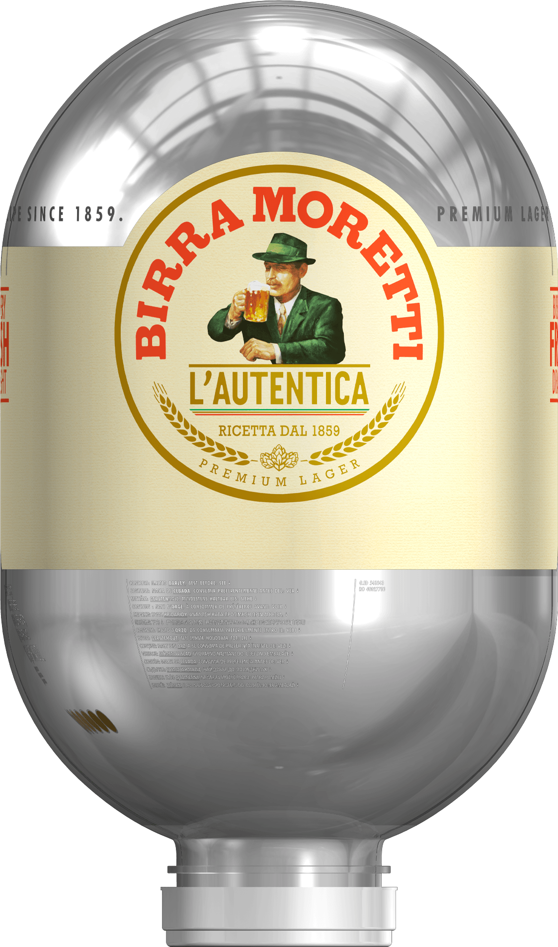 Birra Moretti Blade Keg 8L