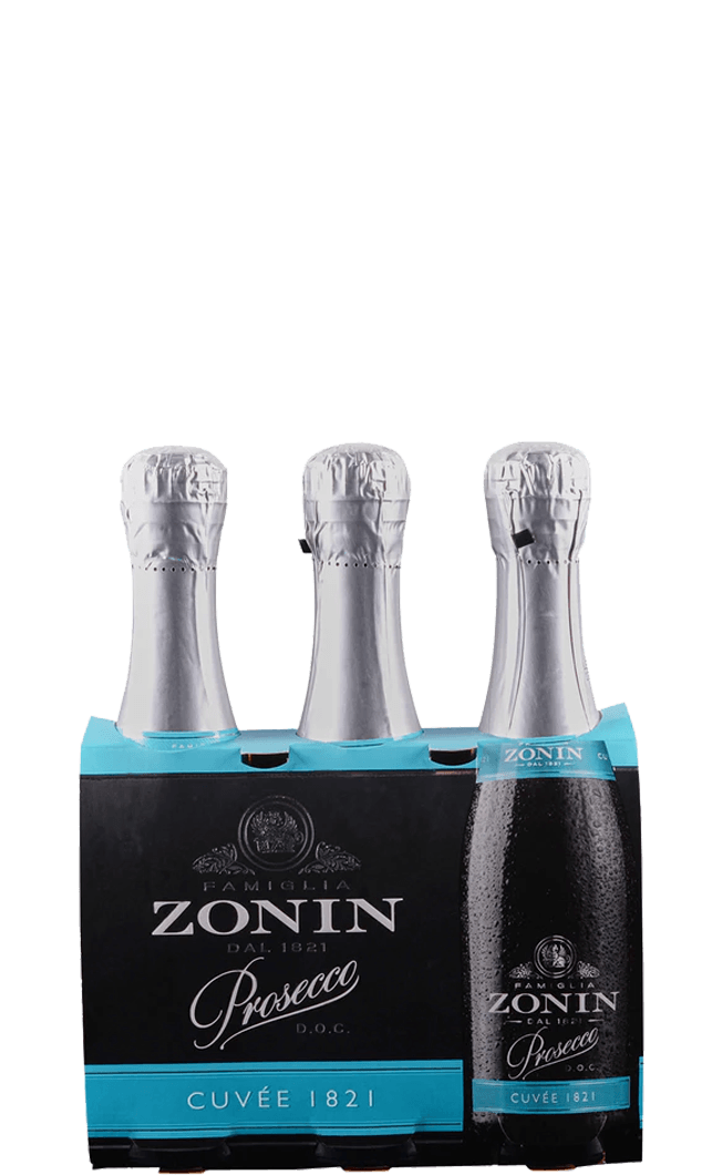 Zonin 1821 Prosecco 3 x 18.75CL