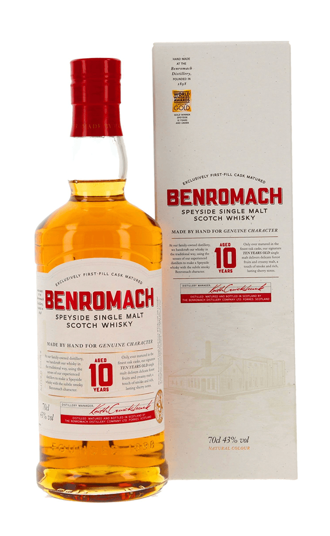 BENROMACH 10 YEARS OLD 70CL